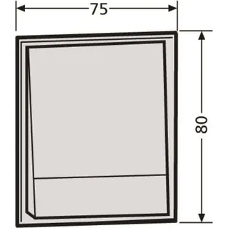 RENZ Tastenmodul (alt: 97-9-85094) mit 1 Klingeltaster weiss