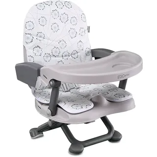 Lorelli Kinderstuhl EGO PLUS, Kinder Stuhl-, Sitzerhhung, Boostersitz, Tisch, verstellbar, von 6 bis 36 Monaten, Dreipunkt-Sicherheitsgurt, Farbe: WH