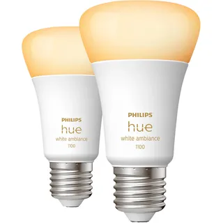 Philips Hue White Ambiance E27 Doppelpack 2x806lm 75W