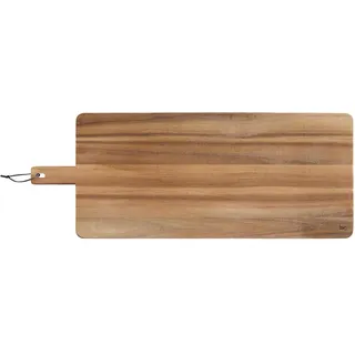 Homeware Profession. Servierbrett , Naturfarben , Holz , Akazie , vollmassiv , 28x2x72 cm , Lfgb , Griff, nachhaltig , Geschirr, Tischkultur & Serviergeschirr, Servierplatten