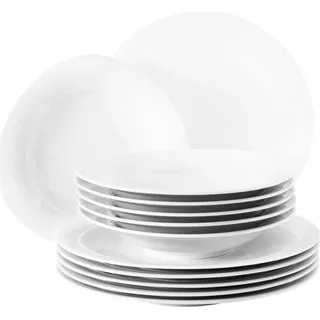 Seltmann Weiden 4052212051505, 6 Person(en), Porzellan, Weiß, Rund, 28 cm, 23 cm - Weiß