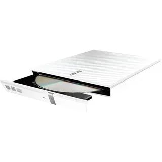 Asus SDRW-08D2S-U Lite externer Slim DVD Brenner (8X DVD±R, 6X DVD±R DL, 5X DVD-RAM, USB 2.0) inkl. Cyberlink Power2Go, weiß