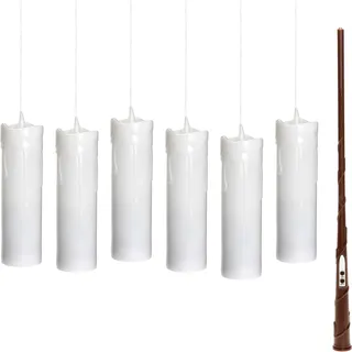 ic winterworld LED Dekolicht Schwebende Kerzen 19 cm beige