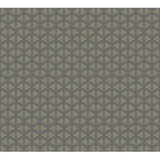 Vliestapete Trendwall 2 Art Deco Glitzertapete Grau Gold Schwarz FSC®