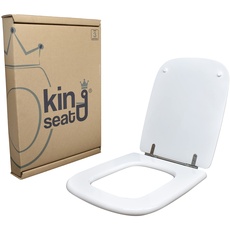 Toilettensitz kompatibel mit Fantasie 2 Stück Ginori. Hohe Qualität aus zertifiziertem MDF, 100% Made in Italy, langlebig.