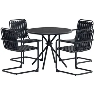 venture home Chios Set 4-tlg. Schwarz