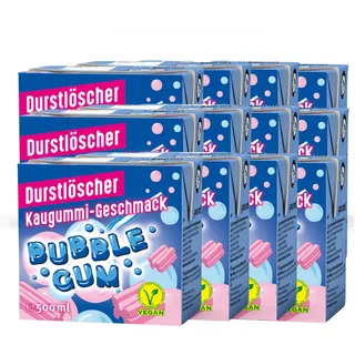 Durstlöscher Bubble Gum super erfrischende Kombination 500ml 12er Pack