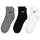 Tennissocken Schwarz/Weiß M