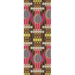 queence Vinyltapete »Fenris« Farbverlauf   abstrakt   bedruckt   gemustert glatt 90x250cm, selbstklebend, kinderleichte Anbringung,, Sticker, bunt