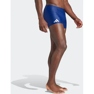 Badehose ADIDAS PERFORMANCE "SOLID BOXER-", Herren, Gr. 4 (S), N-Gr, blau (dunkelblau, weiß), Obermaterial: 78% Polyamid, 22% Elasthan, Badehosen Badehose