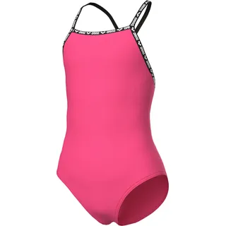 Badeanzug ARENA "G ARENA SOLID SWIMSUIT", Jungen, Gr. 164 (158), N-Gr, pink (fandango pink), Obermaterial: 87% Polyamid, 13% Elasthan. Futter: 90% Polyester, 10% Elasthan, Badeanzüge Badeanzug
