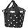 Bikebasket Dots schwarz