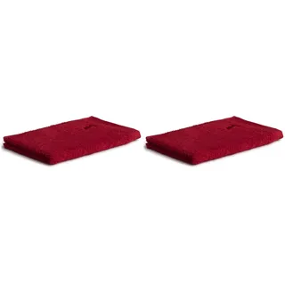 Möve Superwuschel Gästetuch, 100% Baumwolle, Ruby, 30 x 50 cm (Packung mit 2)