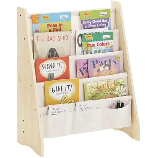 SoBuy Kinderregal Natur , Naturfarben , Holzwerkstoff, Holz , Kiefer , 63x76x28 cm , Babymöbel & Kindermöbel, Babyzimmer, Babyregale & Kinderregale