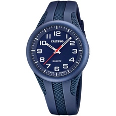 Bild K5835/3«, Uhr Herrenuhr Kautschuk blau