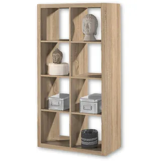Stella Trading Raumteiler 77 x 147 x 38 cm Sonoma Eiche