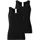 Unterhemd Modern Multipacks Schwarz 44