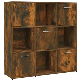 vidaXL Bücherregal 90 x 30 x 90 cm Braun