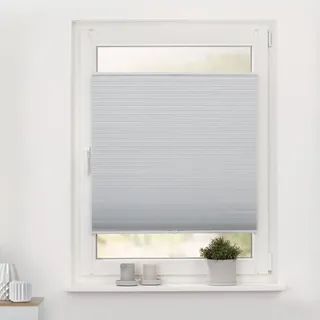 Wabenplissee LICHTBLICK ORIGINAL "Thermo-Plissee Klemmfix ohne Bohren, Verdunkelung, verspannt" Gr. 13, weiß (weiß, weiß, weiß), B:60cm H:210cm, Plissees, Wabenplissee, energiesparend, Thermo-beschichtet, Topseller