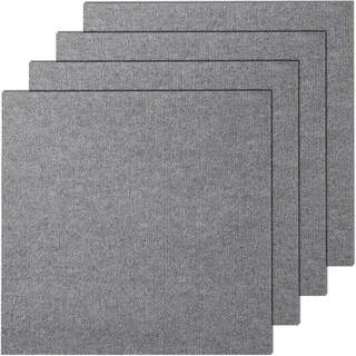 Vevor Teppichfliese 61 x 61 cm Silber