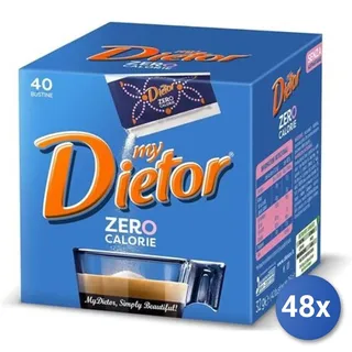 48x Multipack Dietor Süßstoff 40 Beutel 32 g