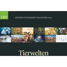 GEO Edition: Tierwelten 2024 - Wand-Kalender - Tier-Kalender - 70x60: Posterkalender, Mittel
