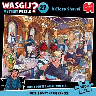 JUMBO Spiele Wasgij Mystery 27 – Um Haaresbreite