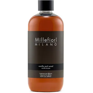 Millefiori Milano Nachfüller Für Reed Diffuser Vanilla & Wood Raumduft 500 ml