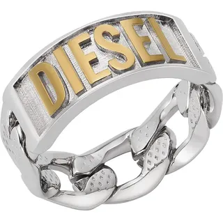 Diesel Herren-Herrenring Edelstahl 63 Bicolor 32023700