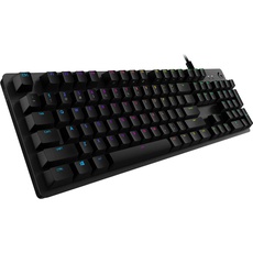 Bild G512 CARBON GX-Brown Taktile Switches, LIGHTSYNC RGB-Beleuchtung, USB-Durchschleife, Aluminium-Gehäuse, Programmierbare F-Tasten, Französisches AZERTY-Layout - Schwarz