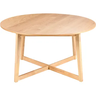 Beliani Esszimmertisch Ø 140 cm braun