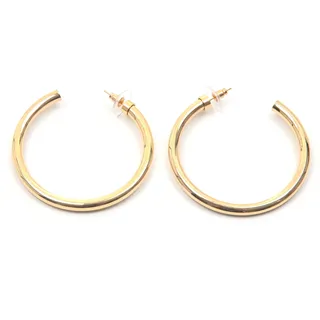 FIRETTI Creolen Ohrschmuck basic groß goldfarben