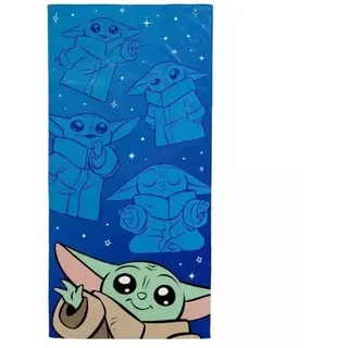 Star Wars: Badetuch mit Grogu-Muster - 70 x 140 cm