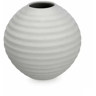 Vase, Grau, Keramik, 25 x 25 x 25 cm, 3 Stück, Kugel