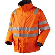 J.A.K. 121360705 Serie 12136 98% Oxford Nylon 300D/2% Negastat High Performance Parka, Orange, XXL Größe