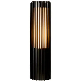 Nordlux Sockelleuchte Aluminium 45,4 cm inkl. E27 LED-Lampe schwarz