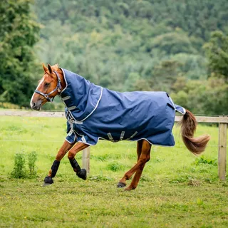 Horseware Amigo Bravo 12 Plus Bundle 50g + 100g und 200g Liner, Größe:145 cm / 6'6, Farbe:Black/Titanium Grey/Silver