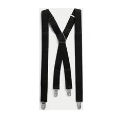Mens M&S Collection Verstellbare Hosenträger - Black, Black, 1SIZE