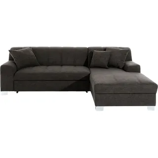 DOMO collection »Turah incl. Zierkissen, moderne Steppung, auch in Leder« mit Bettfunktion, Schlafsofa, B/T: 239/152 cm, Unser Dauertiefpreis,