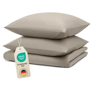 Blumtal Mikrofaser Unifarben Schwarz 155 x 220 cm + 2 x 40 x 80 cm