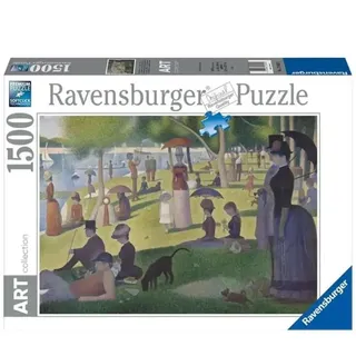 Ravensburger - Seurat Puzzle: Sonntagnachmittag auf der Insel Gran Jatte, Kunstsammlung, Puzzle 1500 Teile, Puzzle für Erwachsene, Puzzle, Geschenke für Erwachsene, 80 x 60 cm
