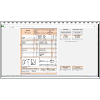 SEK DGUV Prüfbuch Regale Excel – Regalprüfung Software nach DIN EN 15635 mit Prüfintervallen, PDF-Export & Erinnerungsfunktion