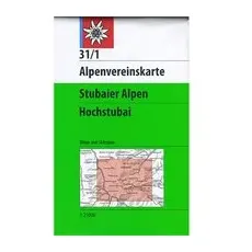 DAV AV-Karte 31/1 Stubaier Alpen, Hochstubai - One Size