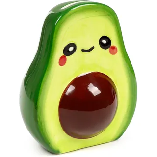 Spardose für Kinder zum Öffnen aus Keramik - Pedro, die Avocado - Foodiemals
