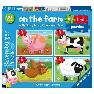 Ravensburger My First Puzzles - On the Farm 2 Stück(e) Tiere