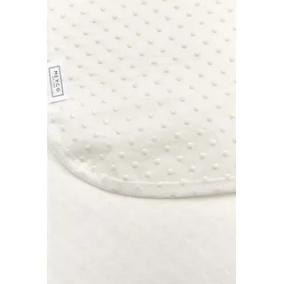 Meyco Baby Matratzenschoner Anti-Rutsch für Juniorbett (Matratzenschutz aus Baumwolle & Polyester, atmungsaktiv & feuchtigkeitsabsorbierend, rutschfest, Größe: 70 x 140 cm), White