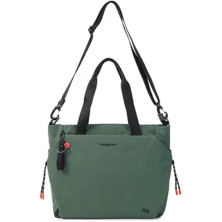 Hedgren SATOSHI Damen Laptop Tote – String Collection Business-Tasche für 14"-Laptop, mit Reißverschlussfächern & Flaschenfächern - Duck Green