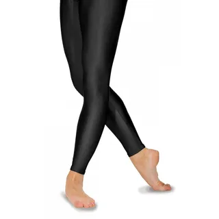 Roch Valley FLST Ballett Strumpfhosen ohne Fußteil aus Lycra Schwarz 3A (146-152cm)