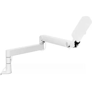 Elgato Wave Mic Arm Pro White – 360° drehbarer Mikrofonarm mit niedrigem Profil und Gasfeder, kompatibel Mikrofonen/Shure SM7B/HyperX/Rode/Blue Yeti & mehr – Für Broadcasting/Podcasting