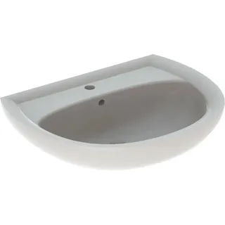 Geberit Waschbecken Renova 65 cm Pergamon mit Hahnloch und Überlauf